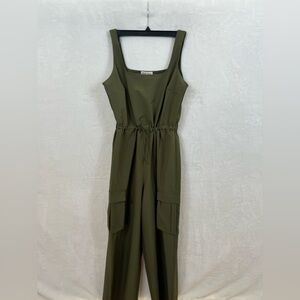 Women's Jumpsuit Summer Casual Sleeveless Loose Jumpsuit Adjustable Straps